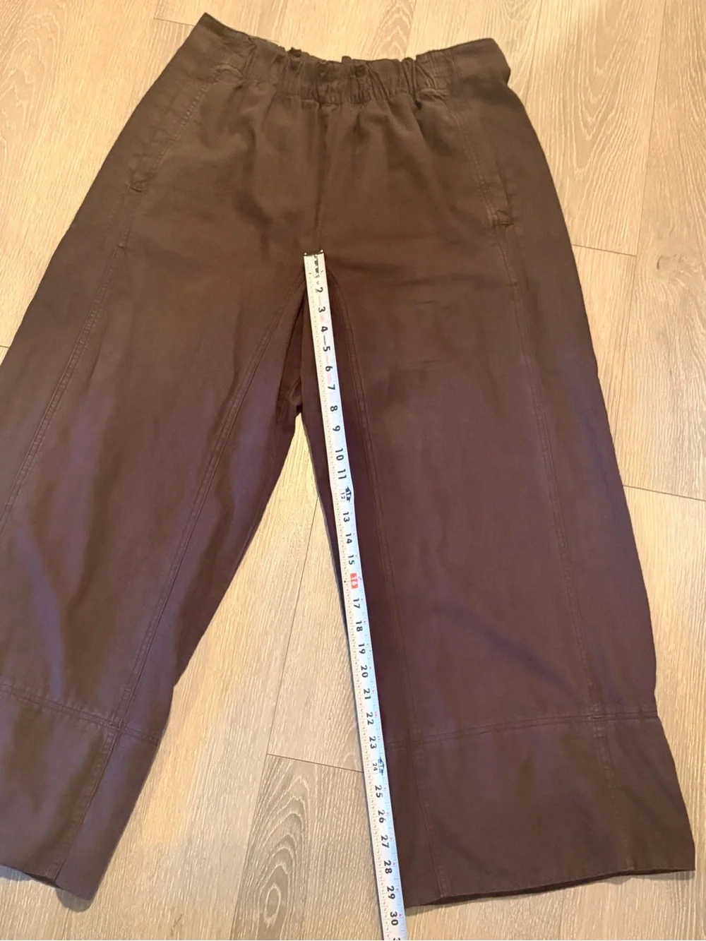Free People Days End Pull-On Linen Pant - Picture 6 of 11